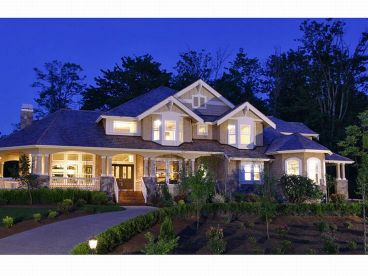 Luxury Home PlanCraftsman House Plan, 035H-0029