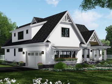 Two-Story House Plan, 023H-0207