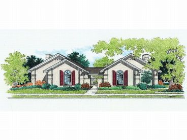 Duplex House Plan, 021M-0005