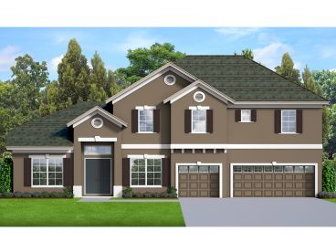 Two-Story House Plan, 064H-0136