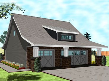 Carriage House Plan, 050G-0065