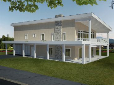 Modern House Plan, 012H-0228
