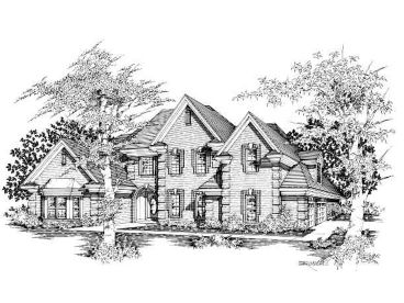 Two-Story House Design, 061H-0121