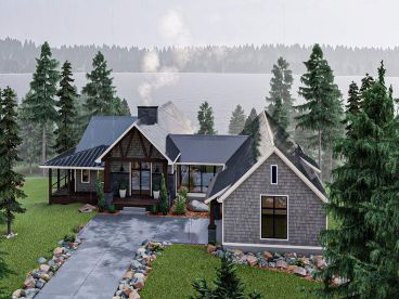Craftsman House Plan, 050H-0396