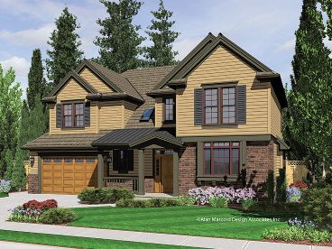 Two-Story Home Plan, 034H-0027
