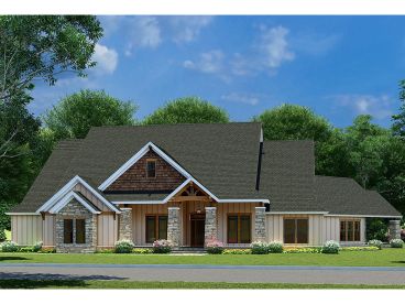 Craftsman House Plan, 074H-0127