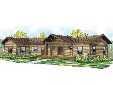 Rustic Ranch Home, 051H-0199