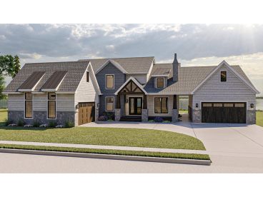 Craftsman House Plan, 050H-0471