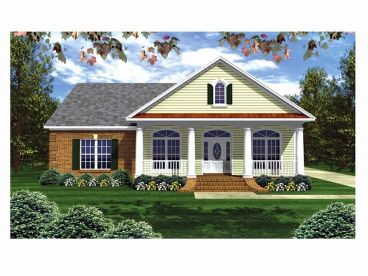 One-Story House Plan, 001H-0090