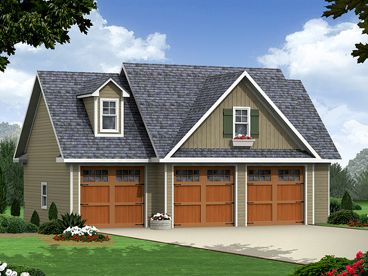 Carriage House Plan, 001G-0004