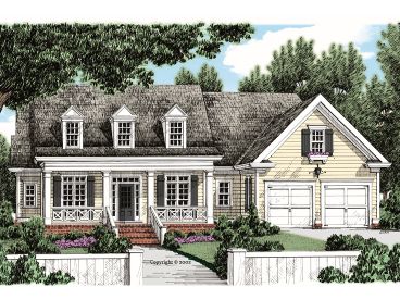 Southern Country House Plan, 086H-0041