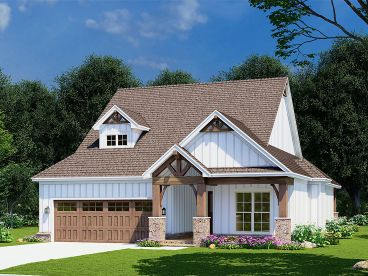 Small Ranch House Plan, 074H-0197
