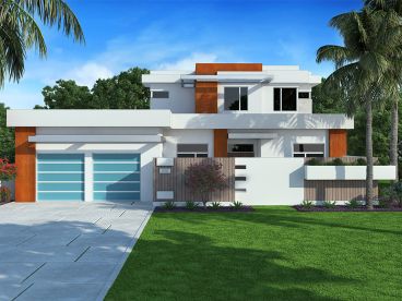 Modern House Plan, 070H-0022
