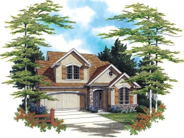 Two-Story House Plan, 034H-0332
