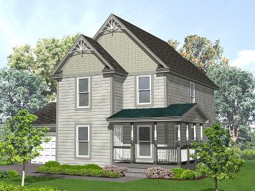 Two-Story House Plan, 016H-0014