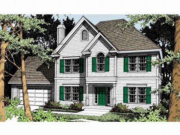Two-Story House Plan, 026H-0023