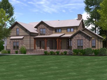 Two-Story House Plan, 080H-0021