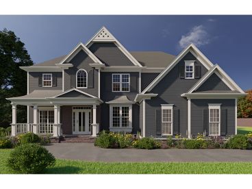 Two-Story House Plan, 084H-0004
