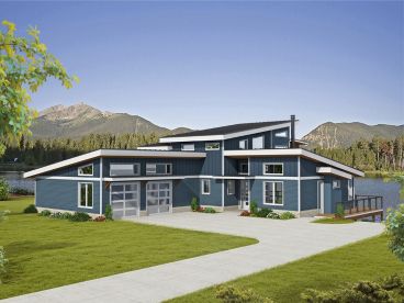 Modern Waterfront Home, 062H-0431