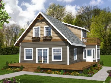 Vacation House Plan, 012H-0328
