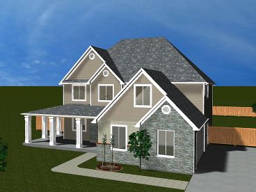 Traditional House Plan, 065H-0027