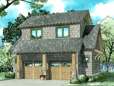 Carriage House Plan, 025G-0004