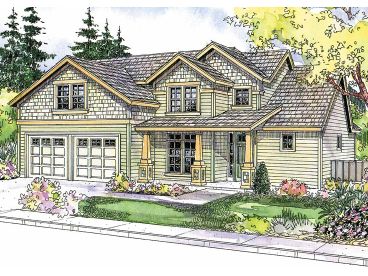 Craftsman House Plan, 051H-0131