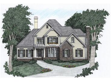 Two-Story House Design, 045H-0021