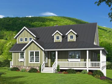 Mountain House Plan, 062H-0211