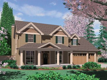 Two-Story House Plan, 034H-0405