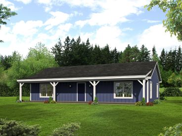 Small Country House Plan, 062H-0191