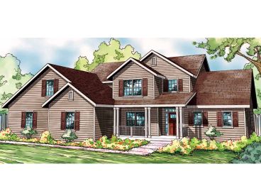 Country Home Plan, 051H-0181