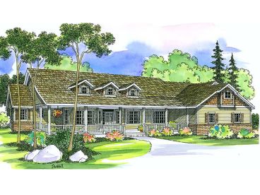 Country Home Design, 051H-0081