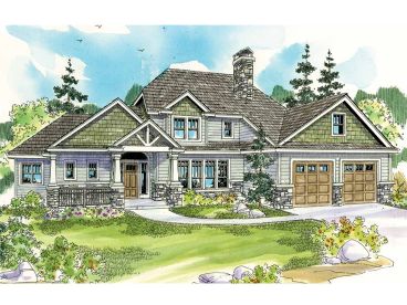 Two-Story House Plan, 051H-0170