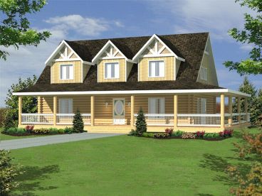 2-Story Log House, 012L-0050