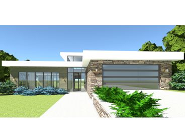 Modern House Plan, 052H-0125