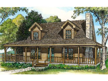 Country House Plan, 008H-0034