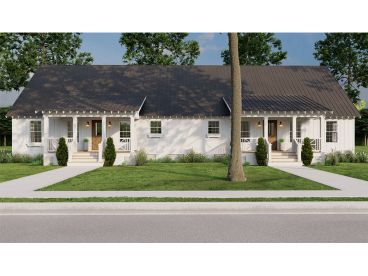 Duplex House Plan, 074M-0004