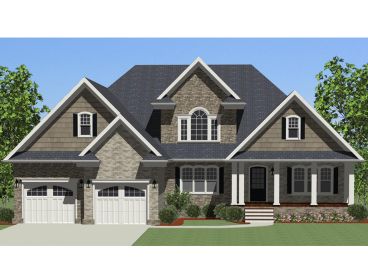 Traditional Home Plan, 067H-0015