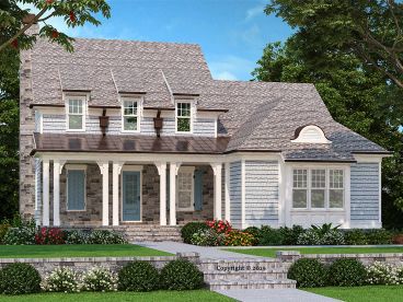 Two-Story House Plan, 086H-0010