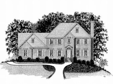 Two-Story House Plan, 007H-0058