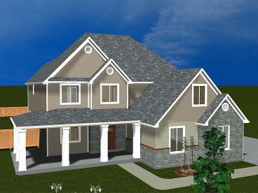 2-Story Home Design, 065H-0027