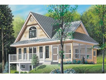 Vacation House Plan, 027H-0146
