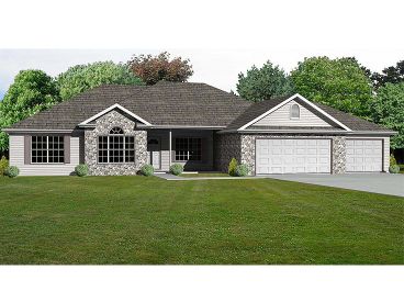 Traditional Home Plan, 048H-0033