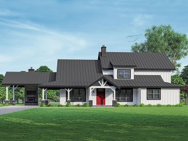 Two-Story House Plan, 051H-0366