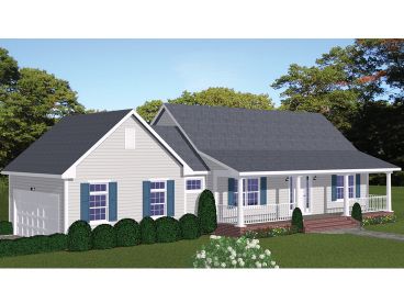 Small Ranch House Plan, 078H-0022
