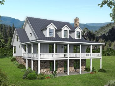 Country House Plan, 062H-0318