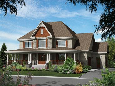 Two-Story Home Plan, 072H-0145