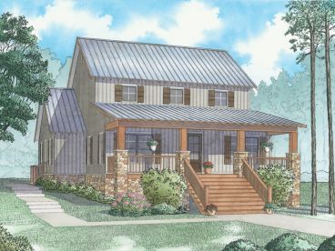 Two-Story House Plan, 074H-0067