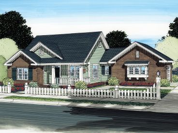 Ranch House Design, 059H-0128